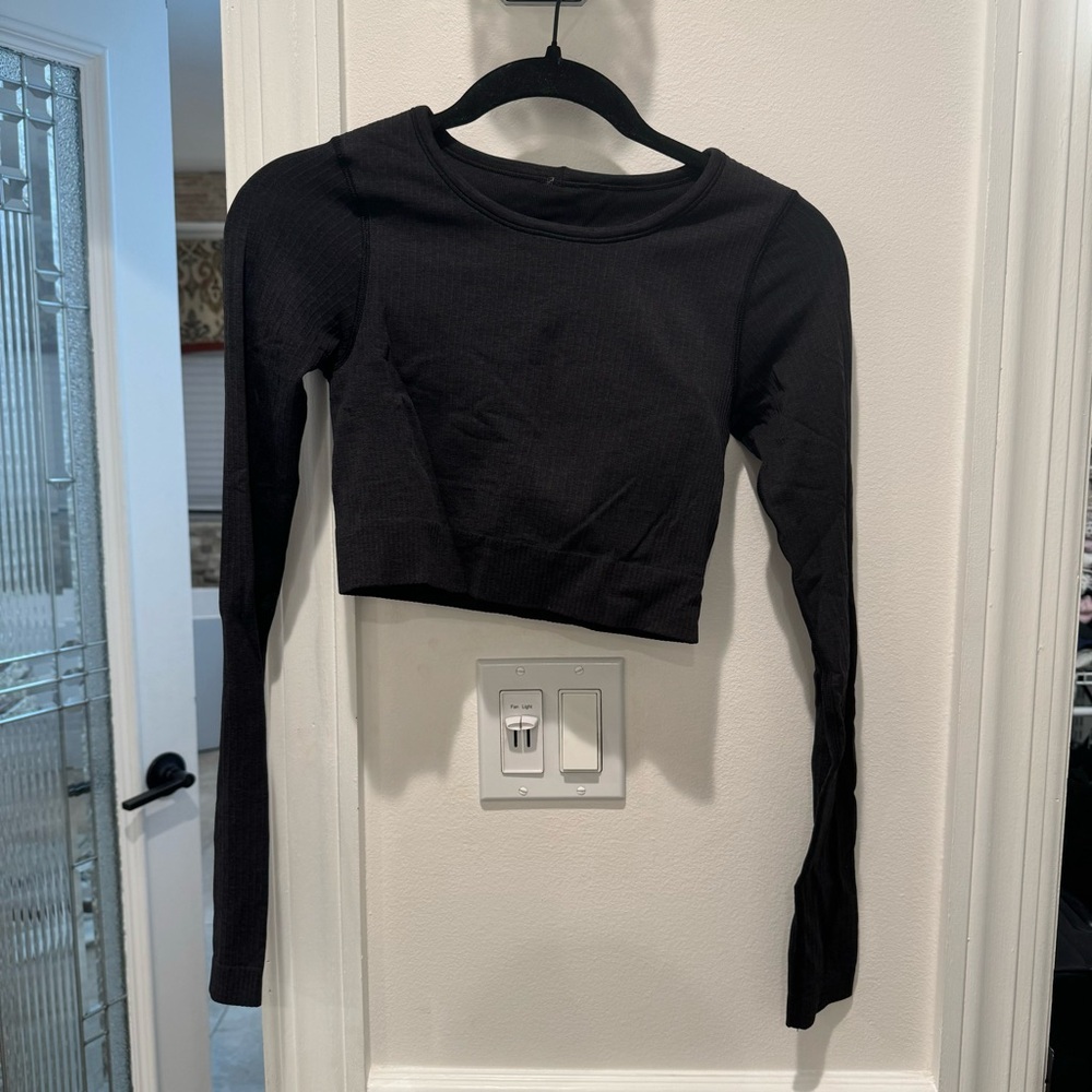 Lululemon Ebb to Street Cropped Long Sleeve